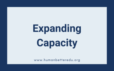 Expanding Capacity